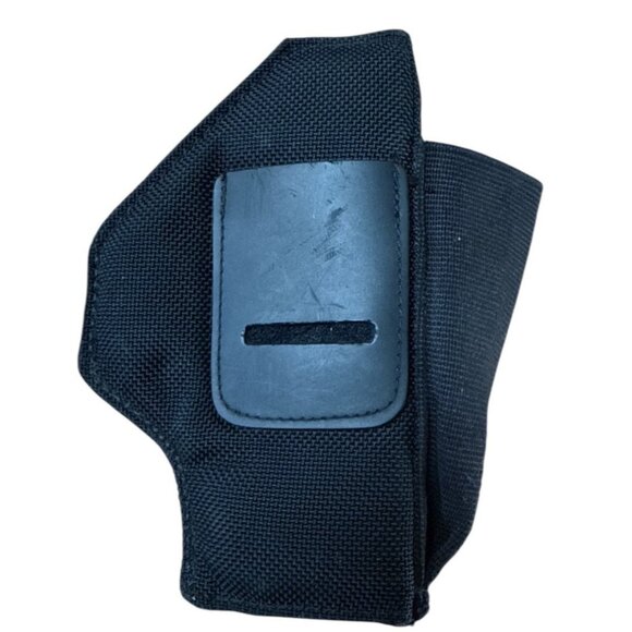 DeSantis Gunhide Black Cordura Nylon Left Hand Firearms Holster - Picture 2 of 3